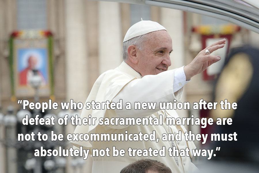 Cita del Papa Francisco sobre el divorcio