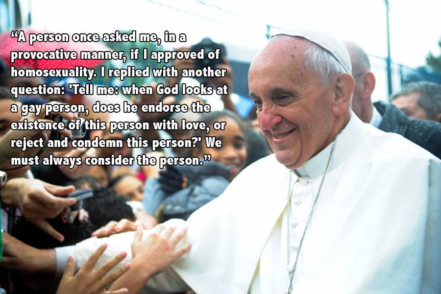 Multitud de citas progresistas del Papa Francisco