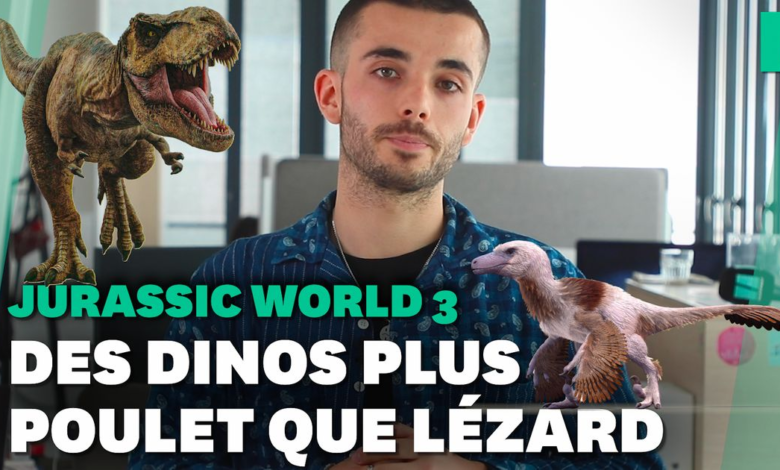 En Jurassic World 3 algunos dinosaurios tienen plumas y otros
