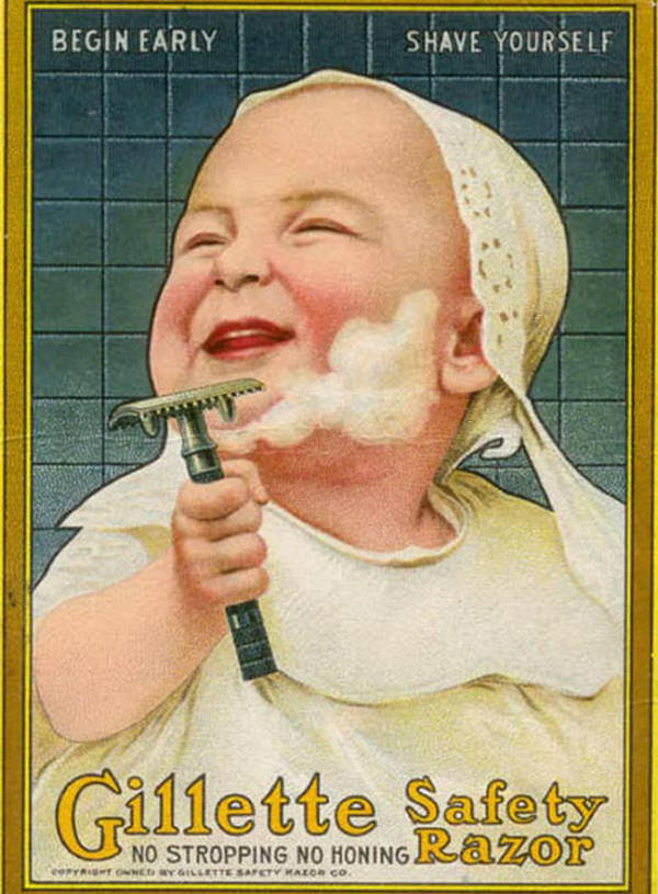 Maquinilla de afeitar para bebés