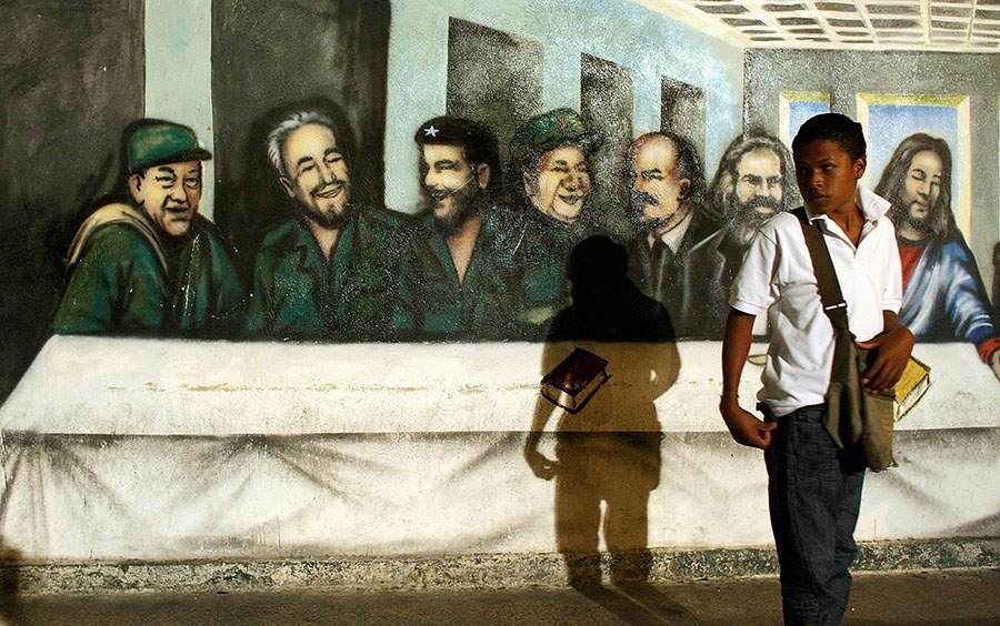 Mural Jesús Comunismo