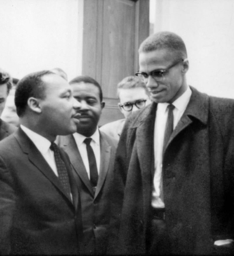 martin luther king y malcolm x