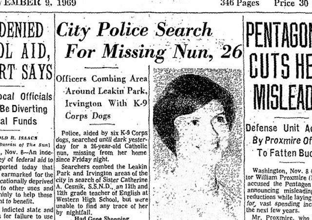 Catherine Cesnik Monja desaparecida Baltimore Sun