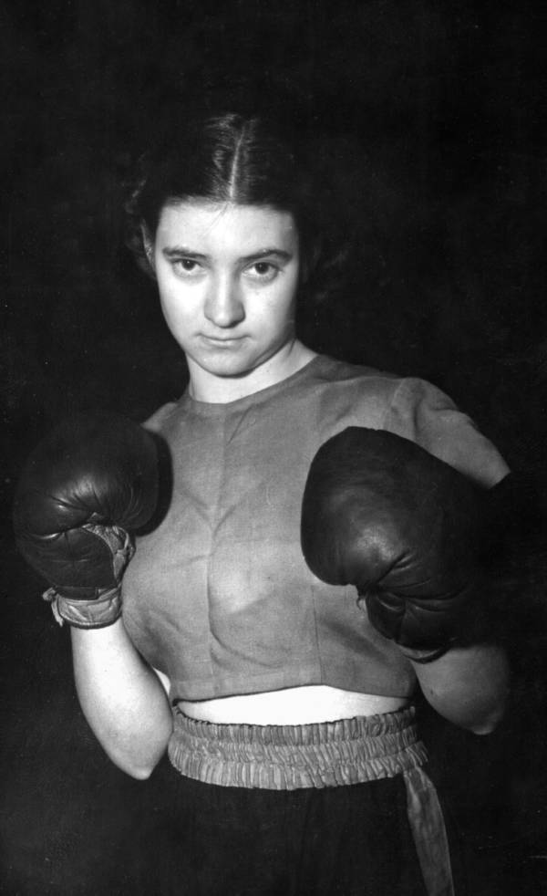 Guantes de boxeo para mujer