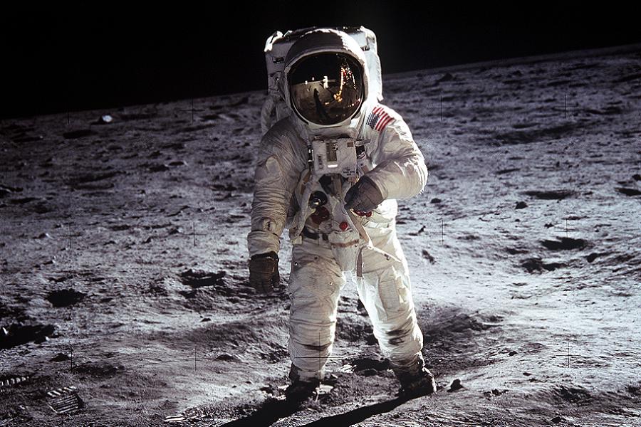 Aterrizaje en la Luna Hoax Aldrin