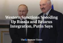 Las sanciones occidentales aceleran la integracion de Rusia y Bielorrusia