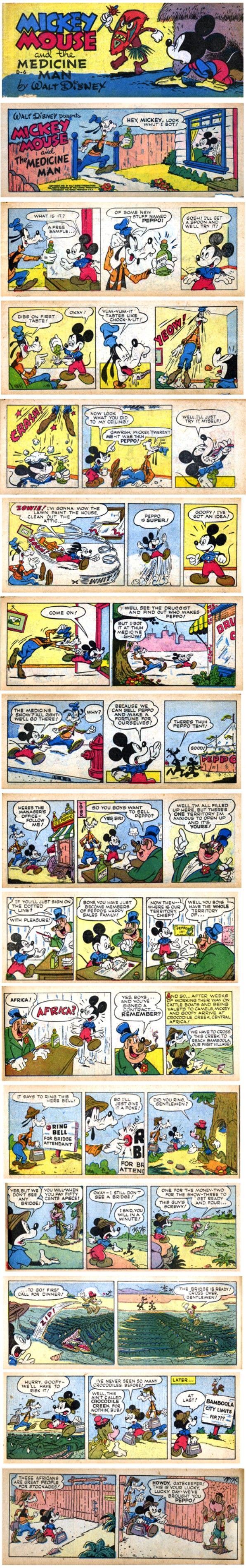 Cómic Mickey Mouse Speed ​​Dealer