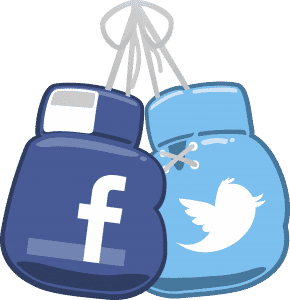 Twitter vs Facebook - Aldea de la Juventud