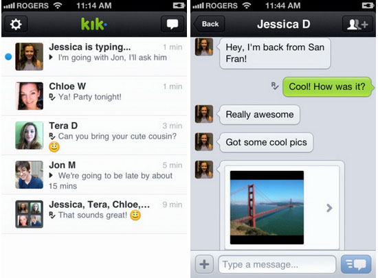 aplicación kik