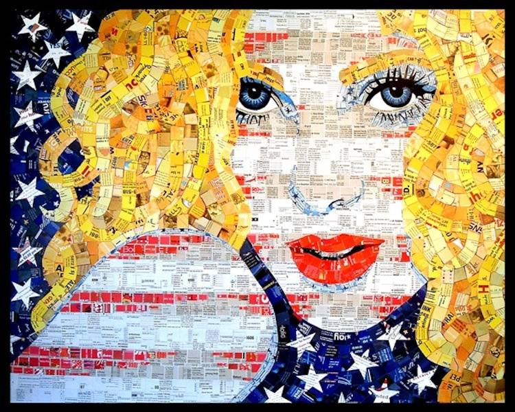 Arte Reciclado All American Girl