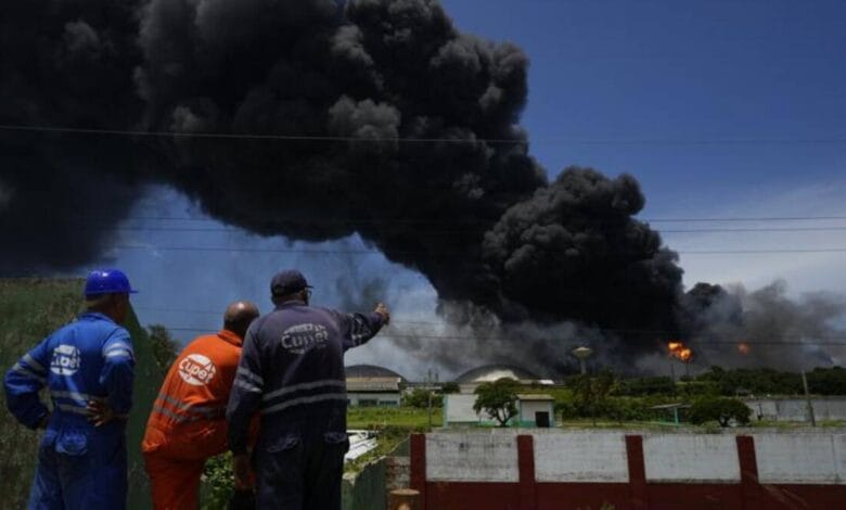 7 desaparecidos, 121 heridos, 1 muerto en incendio en instalación petrolera cubana 1 7 desaparecidos, 121 heridos, 1 muerto en incendio en instalación petrolera cubana