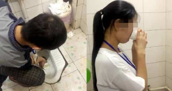 Trabajadores chinos obligados a beber agua del inodoro como castigo [VIDEO]
