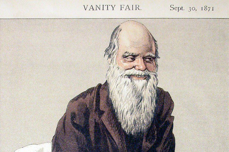 Caricatura de Vanity Fair Darwin