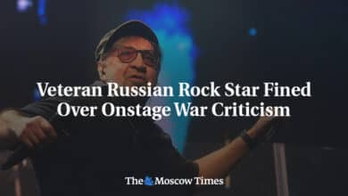 Veterana estrella de rock rusa multada por criticas a la