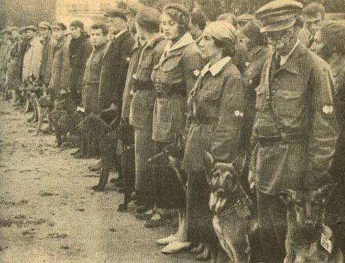 Entrenamiento de perros soviéticos