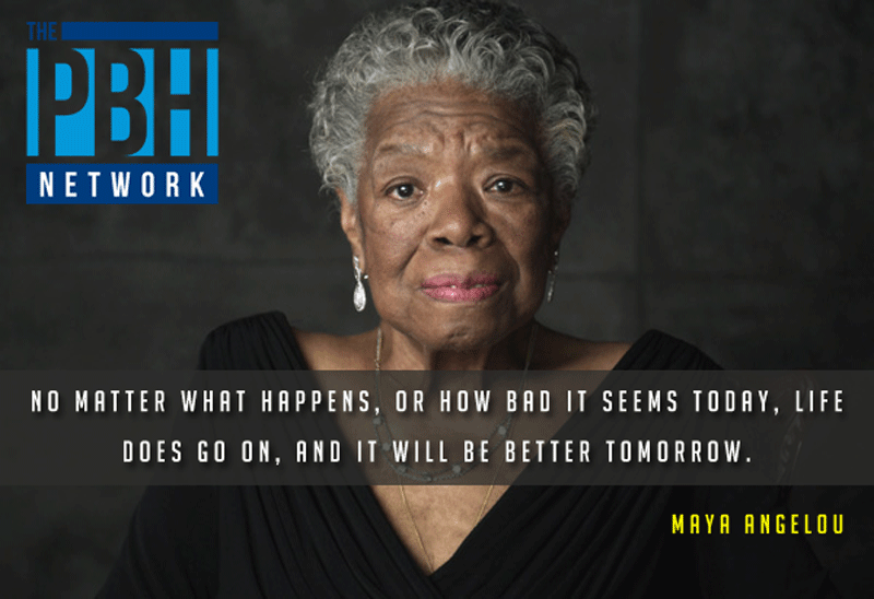 Cita motivacional de Maya Angelou