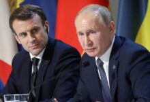 Putin y Macron intercambian acusaciones sobre la seguridad de la central nuclear de Ucrania