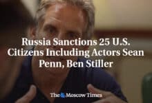 Rusia sanciona a 25 ciudadanos estadounidenses incluidos los actores Sean