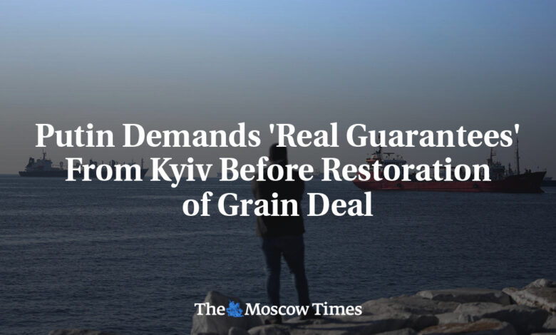 Putin exige garantias reales de Kyiv antes de que se