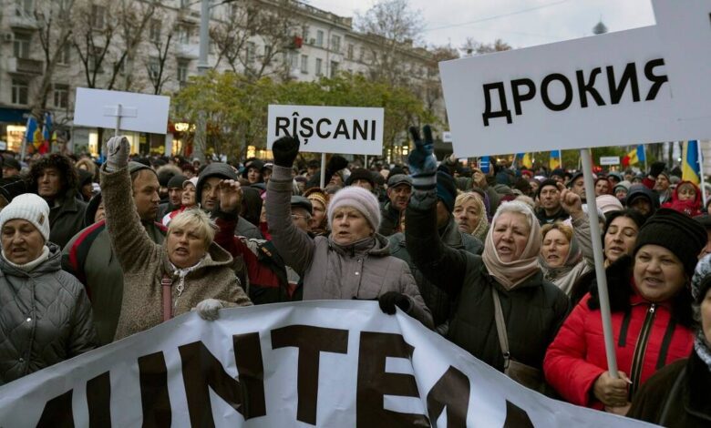 La guerra de al lado trae escasez de energía y protestas pagadas en Moldavia