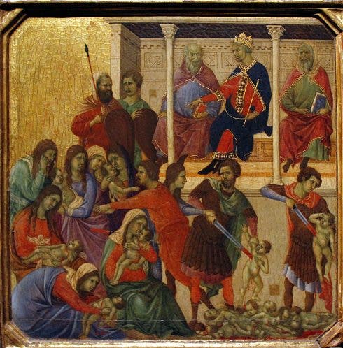 Duccio Museo Dell'opera Del Duomo Siena 2016 Masacre de los Inocentes Maestà