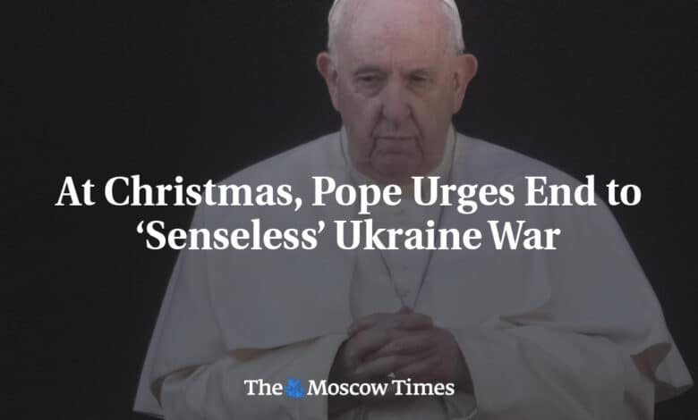 En Navidad el Papa insta a poner fin a la
