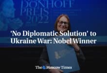 Guerra de Ucrania no hay solucion diplomatica Premio Nobel
