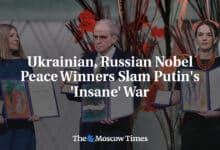 Premios Nobel de Ucrania y Rusia critican guerra loca de