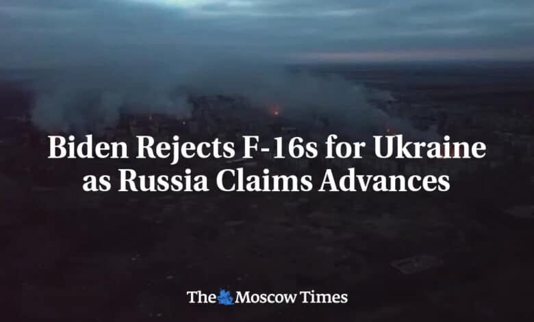 Biden se niega a suministrar F 16 a Ucrania mientras Rusia