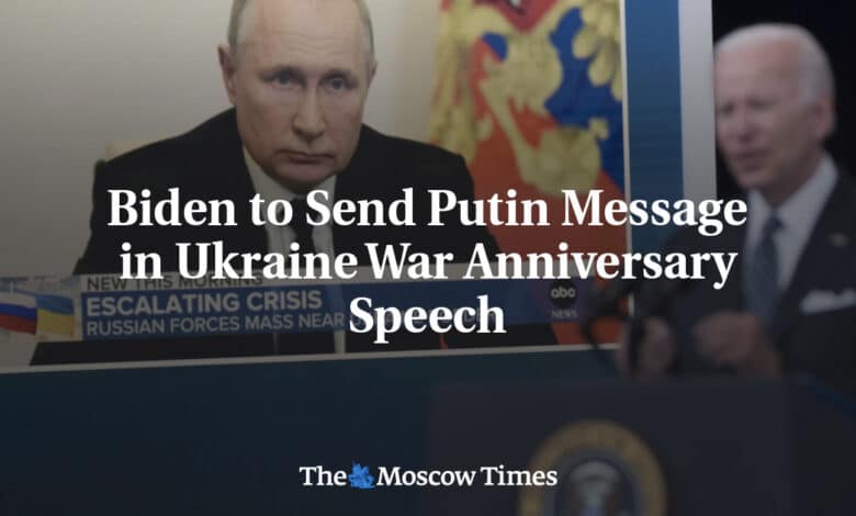 Biden entregara mensaje a Putin en discurso de aniversario de