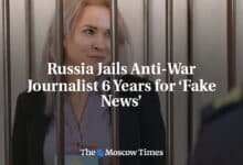 Rusia condena a periodista pacifista a 6 anos por noticias
