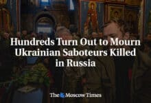 Cientos de personas lamentan la muerte del saboteador ucraniano en