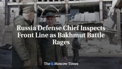 El ministro de Defensa ruso visita la linea del frente