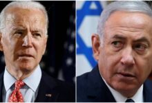 US President Joe Biden and Israeli Prime Minister Benjamin Netanyahu.