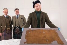El tartán escocés más antiguo encontrado conservado en un pantano durante más de 400 años
