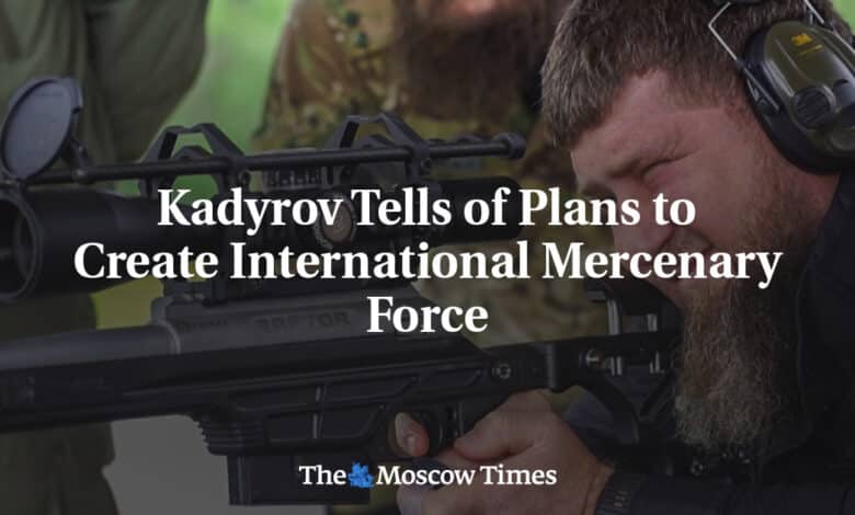 Kadyrov habla sobre los planes para crear mercenarios internacionales