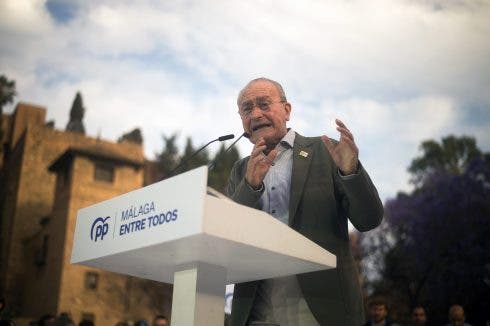 Mitin preelectoral del Partido Popular en Málaga, España, el 5 de mayo de 2023