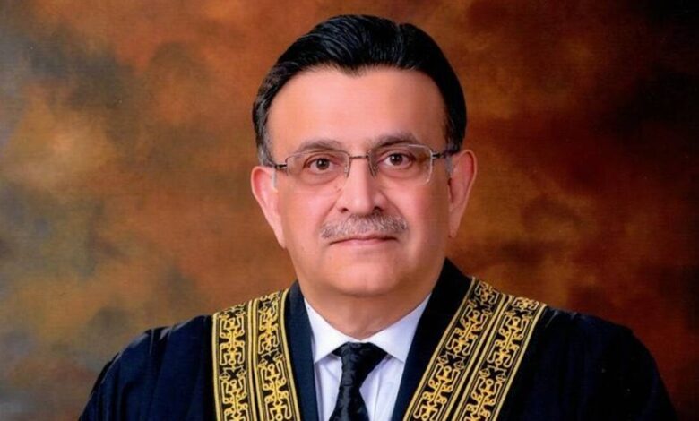 Pakistan Supreme Court Chief Justice Umar Ata Bandial.