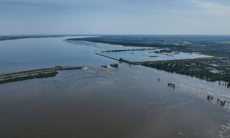 Dam collapse in Ukraine