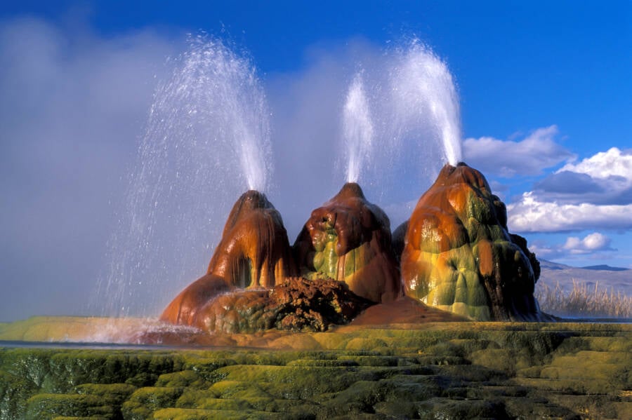 Flight Geyser, un espectáculo de arcoíris en el desierto de Nevada 3 Géiser Fly Ranch