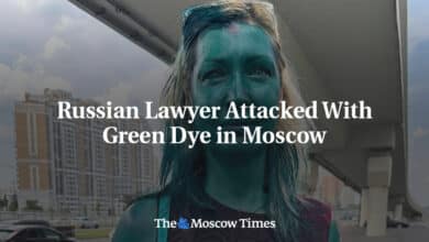 Abogada rusa atacada con tinte verde en Moscú 1 Abogada rusa atacada con tinte verde en Moscu