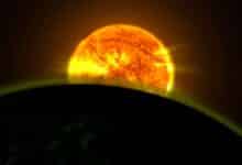El planeta 'Júpiter caliente' mata y devora a su vecino del tamaño de Mercurio