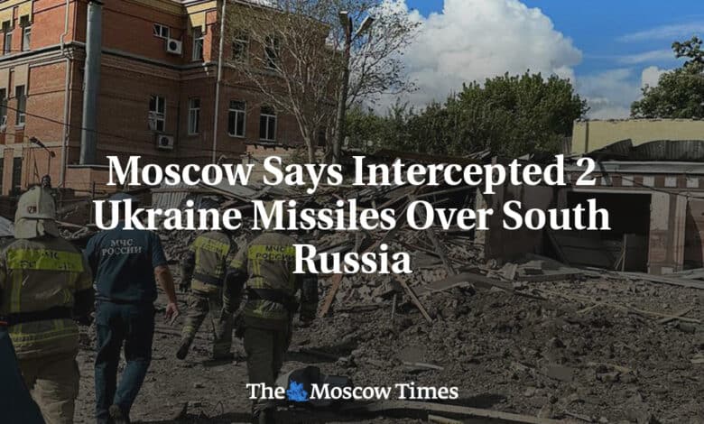 Moscu dice que intercepto dos misiles ucranianos sobre el sur