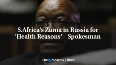 Zuma de Sudafrica visita Rusia por razones de salud portavoz