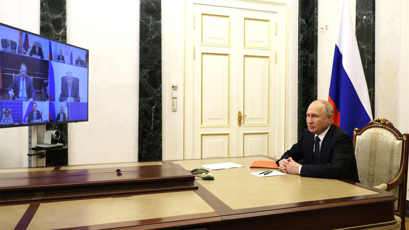 
El presidente ruso Vladimir Putin.sitio web del kremlin				