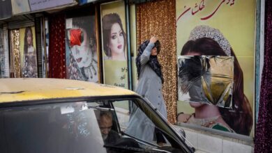 Taliban women beauty parlour ban