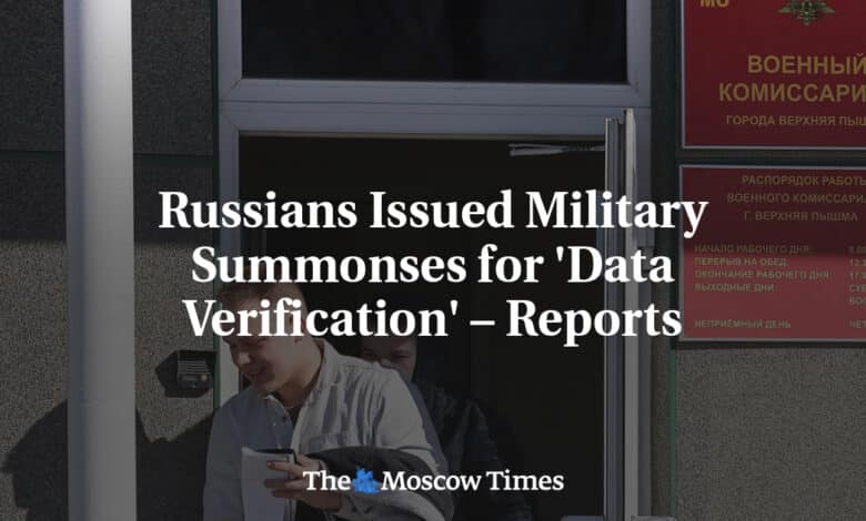 Rusia emite citacion militar para verificacion de datos informe