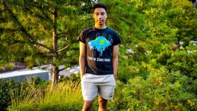 Zanagee Artis, who quit a job with Goldman Sachs to work at a climate nonprofit, in Washington on Aug. 17, 2023.