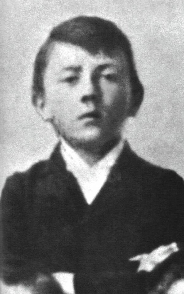 Adolf Hitler cuando era niño