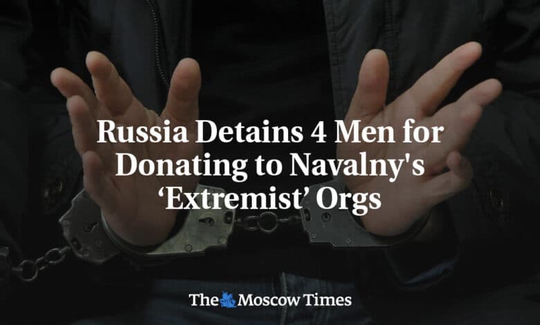 Rusia detiene a cuatro hombres que donaron al grupo extremista